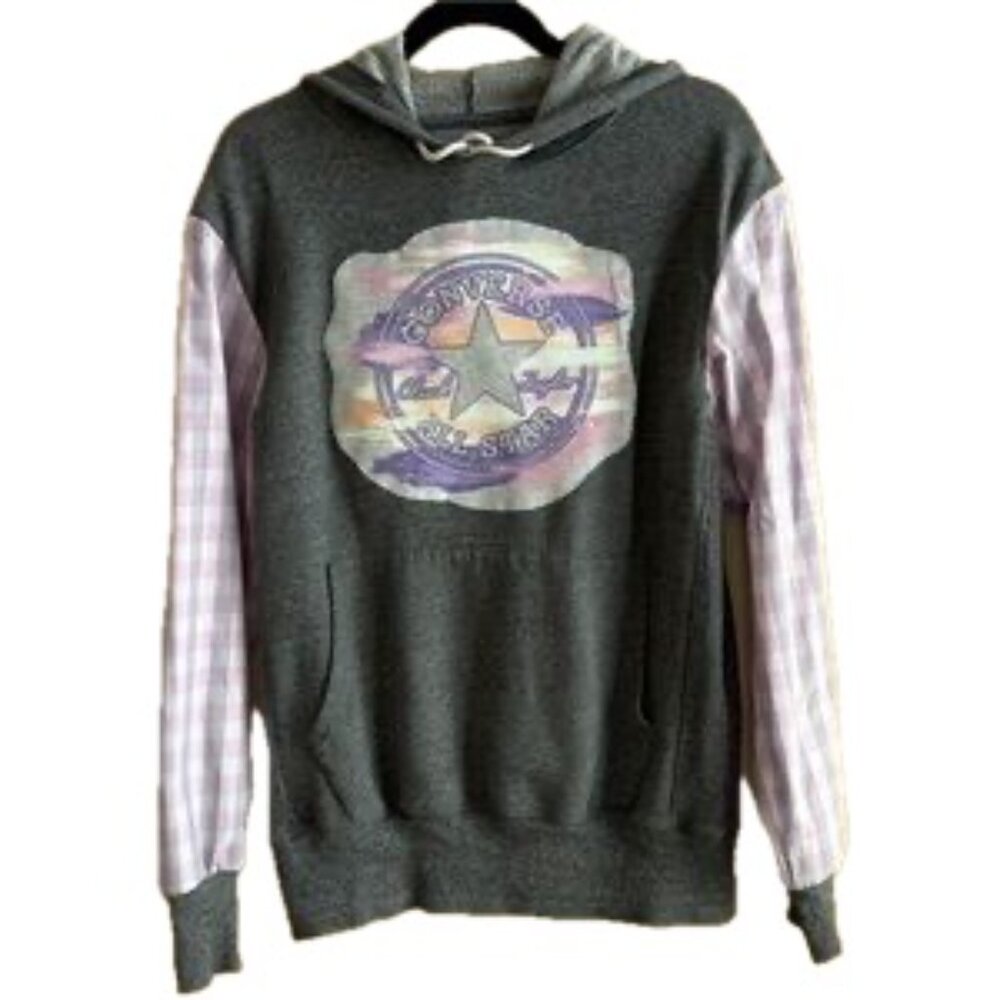 Converse All Star Chuck Taylor Upcycled Hoodie Sweatshirt